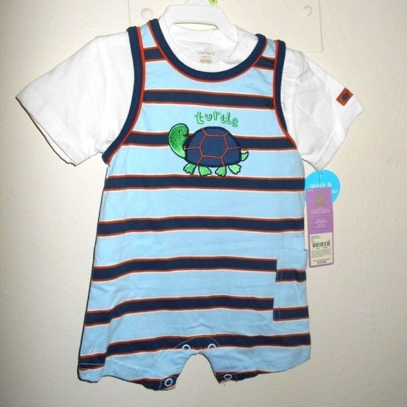 Quick & Cute Combo Baby boy 2 piece Set Romper - Picture 2 of 3